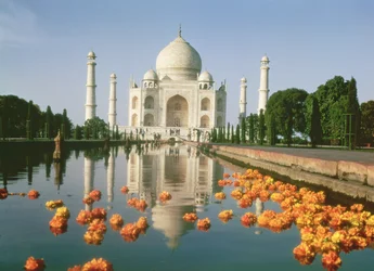 Ansicht des Taj Mahal